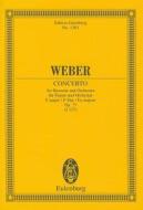 Concerto F Major Op 75 Jv 127 di CARL MARIA VO WEBER edito da Schott & Co