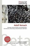 Adolf Reinach edito da Betascript Publishing