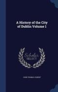 A History Of The City Of Dublin; Volume 1 di John Thomas Cilbert edito da Sagwan Press