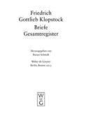 Gesamtregister di Friedrich Gottlieb Klopstock edito da Walter de Gruyter