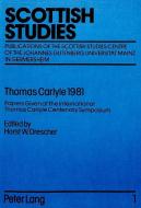 Thomas Carlyle 1981 edito da Lang, Peter GmbH