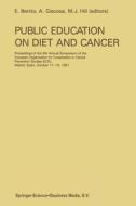 Public Education on Diet and Cancer edito da Springer Netherlands