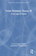 Public Relations Theory III edito da Taylor & Francis Ltd