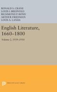 English Literature, Volume 2 di Louis A. Landa edito da Princeton University Press