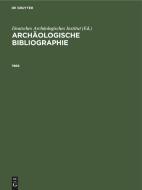 Archäologische Bibliographie, Archäologische Bibliographie (1968) edito da De Gruyter