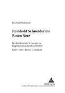 Reinhold Schneider im Roten Netz di Ekkehard Blattmann edito da Lang, Peter GmbH