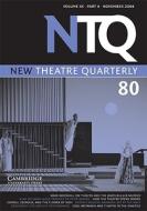 New Theatre Quarterly 80: Volume 20, Part 4 edito da Cambridge University Press