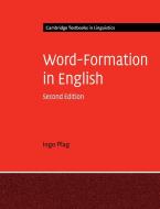 Word-Formation in English di Ingo Plag edito da Cambridge University Pr.