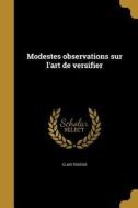FRE-MODESTES OBSERVATIONS SUR di Clair Tisseur edito da WENTWORTH PR