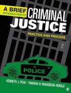 A Brief Introduction to Criminal Justice: Practice and Process di Kenneth J. Peak, Tamara D. Madensen-Herold edito da SAGE PUBN
