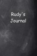 Rudy Personalized Name Journal Custom Name Gift Idea Rudy: (Notebook, Diary, Blank Book) di Distinctive Journals edito da Createspace Independent Publishing Platform