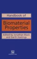 Handbook of Biomaterial Properties di Black, J. Black edito da Springer US