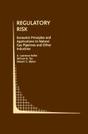 Regulatory Risk: Economic Principles and Applications to Natural Gas Pipelines and Other Industries di A. Lawrence Kolbe, Stewart C. Myers, William B. Tye edito da Springer US