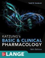 Basic and Clinical Pharmacology 16th Edition di Todd W. Vanderah edito da MCGRAW HILL EDUCATION & MEDIC