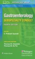 Washington Manual Gastroenterology Subspecialty Consult di Chandra Gyawali edito da LIPPINCOTT RAVEN