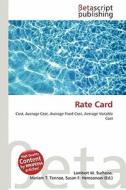 Rate Card edito da Betascript Publishing