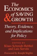 The Economics of Saving and Growth edito da Cambridge University Press