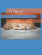 Notebook: 35 Page (8.5 X 11 Inch) Large Composition Book, Journal, Diary, Cat Watermark Picture on Lined Pages di Fusion Creations edito da LIGHTNING SOURCE INC