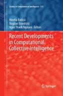 Recent Developments in Computational Collective Intelligence edito da Springer International Publishing