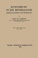 Einführung in die Mineralogie di Carl Wilhelm Correns edito da Springer Berlin Heidelberg