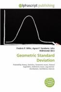 Geometric Standard Deviation edito da Alphascript Publishing