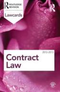 Contract Lawcards 2012-2013 di Routledge edito da Routledge