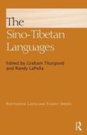 The Sino-Tibetan Languages edito da ROUTLEDGE