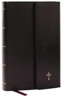 NKJV, Compact Paragraph-Style Reference Bible, Leatherflex, Black, Red Letter, Comfort Print di Thomas Nelson edito da Thomas Nelson Publishers