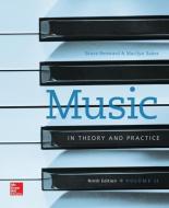 Music in Theory and Practice, Volume 2 di Bruce Benward, Marilyn Saker edito da MCGRAW HILL BOOK CO