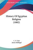 History of Egyptian Religion (1882) di C. P. Tiele edito da Kessinger Publishing