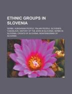 Ethnic Groups In Slovenia: Serbs, Hungarian People, Italian People, Slovenes, Yugoslavs, History Of The Jews In Slovenia, Croats Of Slovenia di Source Wikipedia edito da Books Llc