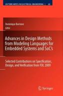 Advances in Design Methods from Modeling Languages for Embedded Systems and SoC's edito da Springer Netherlands