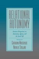 Relational Autonomy edito da Oxford University Press Inc