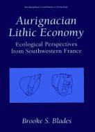 Aurignacian Lithic Economy di Brooke S. Blades edito da Springer US