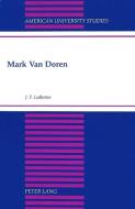 Mark Van Doren di J. T. Ledbetter edito da Lang, Peter