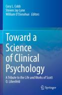 Toward a Science of Clinical Psychology edito da Springer International Publishing