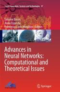 Advances in Neural Networks: Computational and Theoretical Issues edito da Springer International Publishing