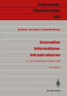 Innovative Informations-Infrastrukturen edito da Springer Berlin Heidelberg