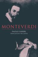 Monteverdi di Paolo Fabbri edito da Cambridge University Press