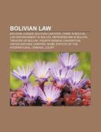 Bolivian Law: Decree 21060, Human Rights di Books Llc edito da Books LLC, Wiki Series