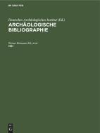 Archäologische Bibliographie, Archäologische Bibliographie (1991) edito da De Gruyter