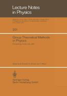 Group Theoretical Methods in Physics edito da Springer Berlin Heidelberg