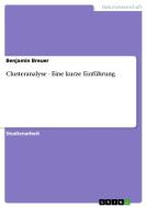 Clusteranalyse - Eine Kurze Einf Hrung di Benjamin Breuer edito da Grin Publishing