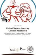 United Nations Security Council Resolution edito da Duc