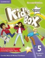 Kid's Box American English Level 5 Student's Book di Caroline Nixon, Michael Tomlinson edito da Cambridge University Press
