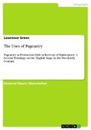 The Uses of Pageantry di Lawrence Green edito da GRIN Verlag