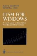ITSM for Windows di Peter J. Brockwell, Richard A. Davis edito da Springer New York