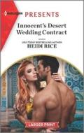 Innocent's Desert Wedding Contract di Heidi Rice edito da HARLEQUIN SALES CORP