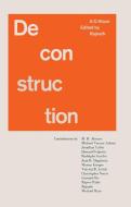 Deconstruction: A Critique di A. Rajnath edito da Palgrave Macmillan