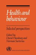 Health and Behaviour edito da Cambridge University Press